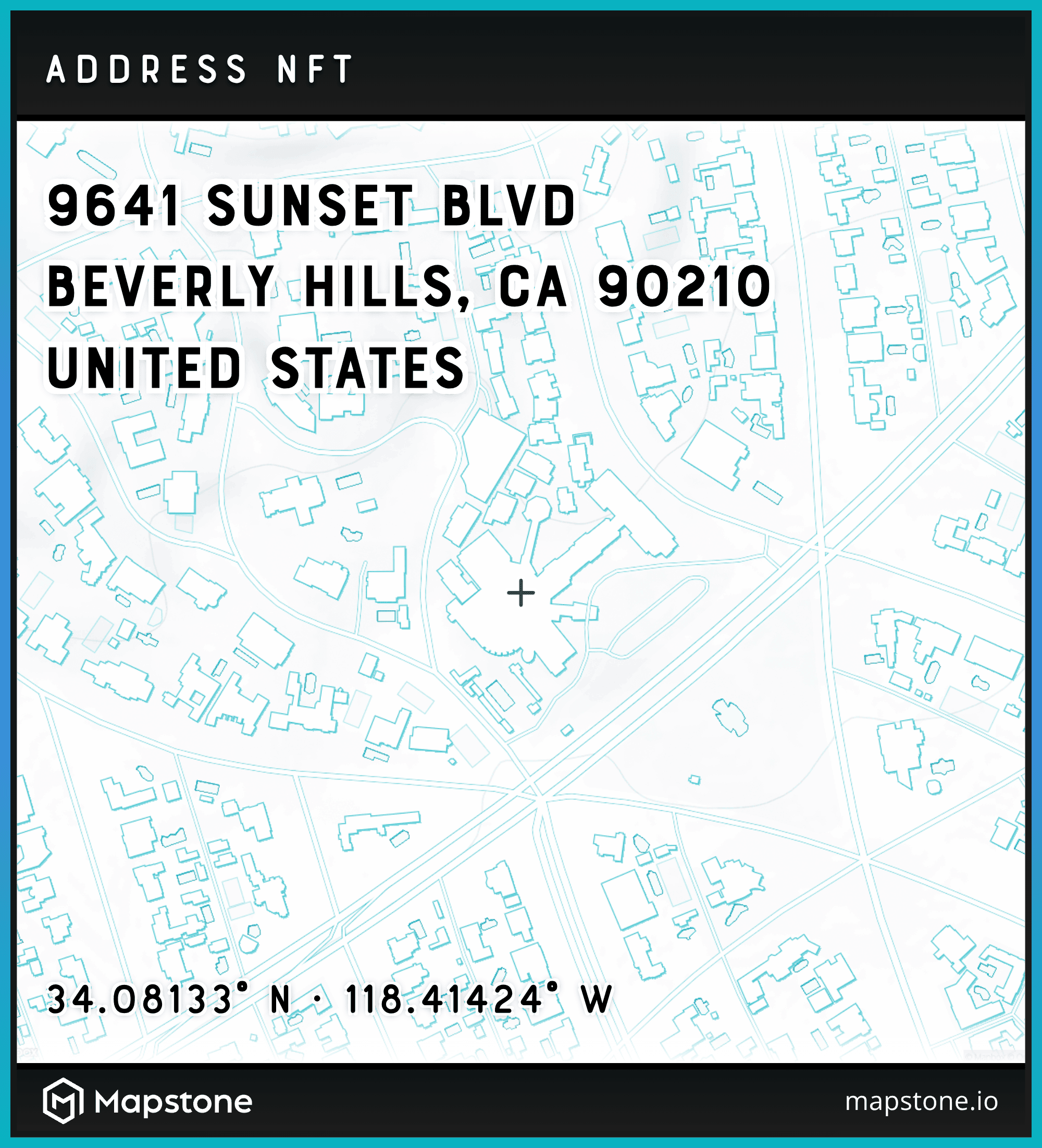 Address NFT Example - Beverly Hills 90210